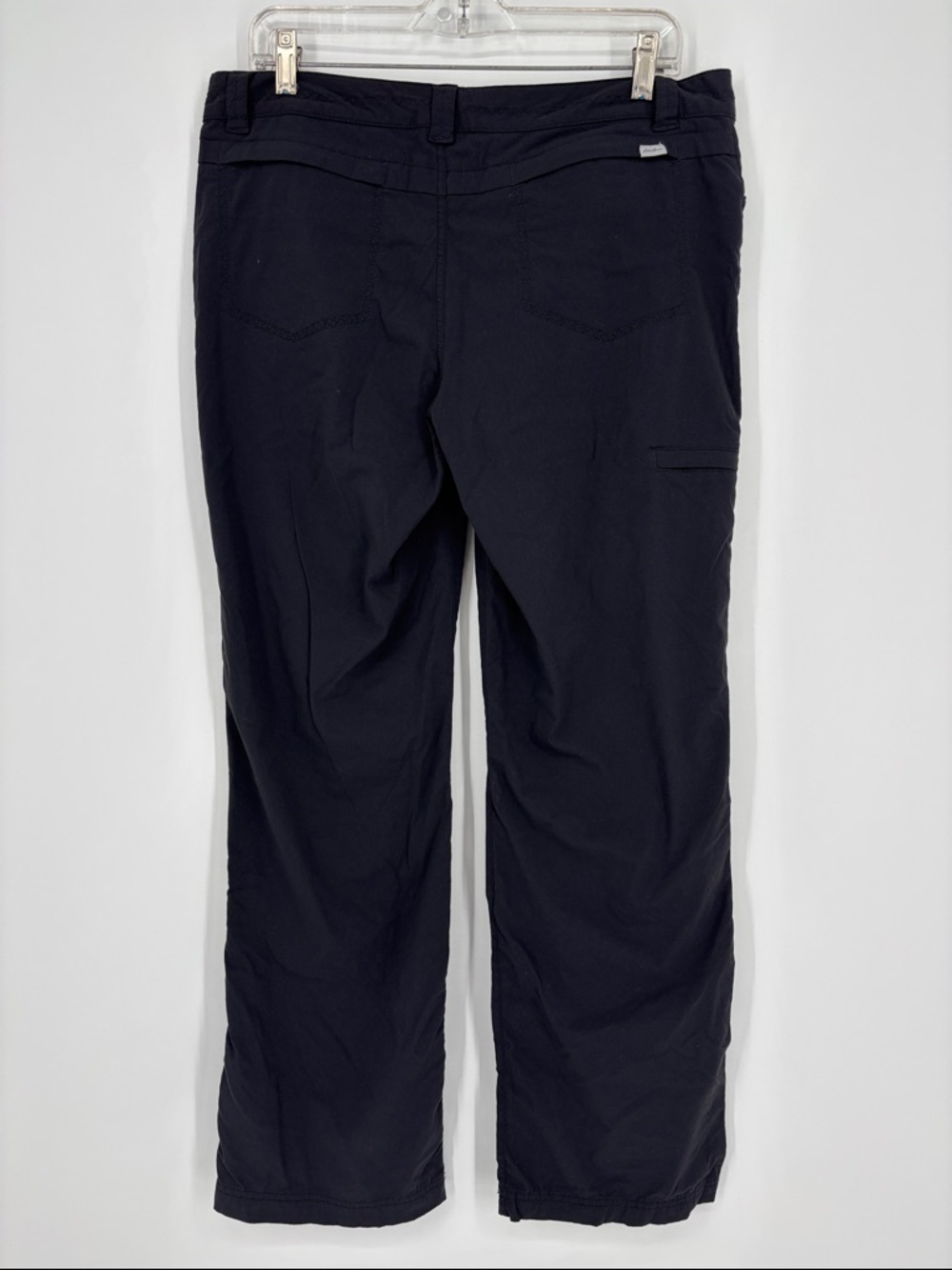 Eddie Bauer Stretch Convertible Roll Tab Hiking Pants Women’s Size 10 in Black - Picture 11 of 15